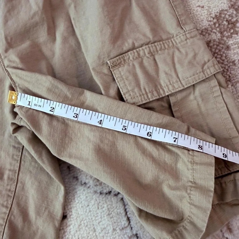 Old Navy Boys Khaki Ripstop Cargo Shorts Size 14 Y2K Utility